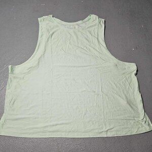 Soft Bright Green Workout Tank XL